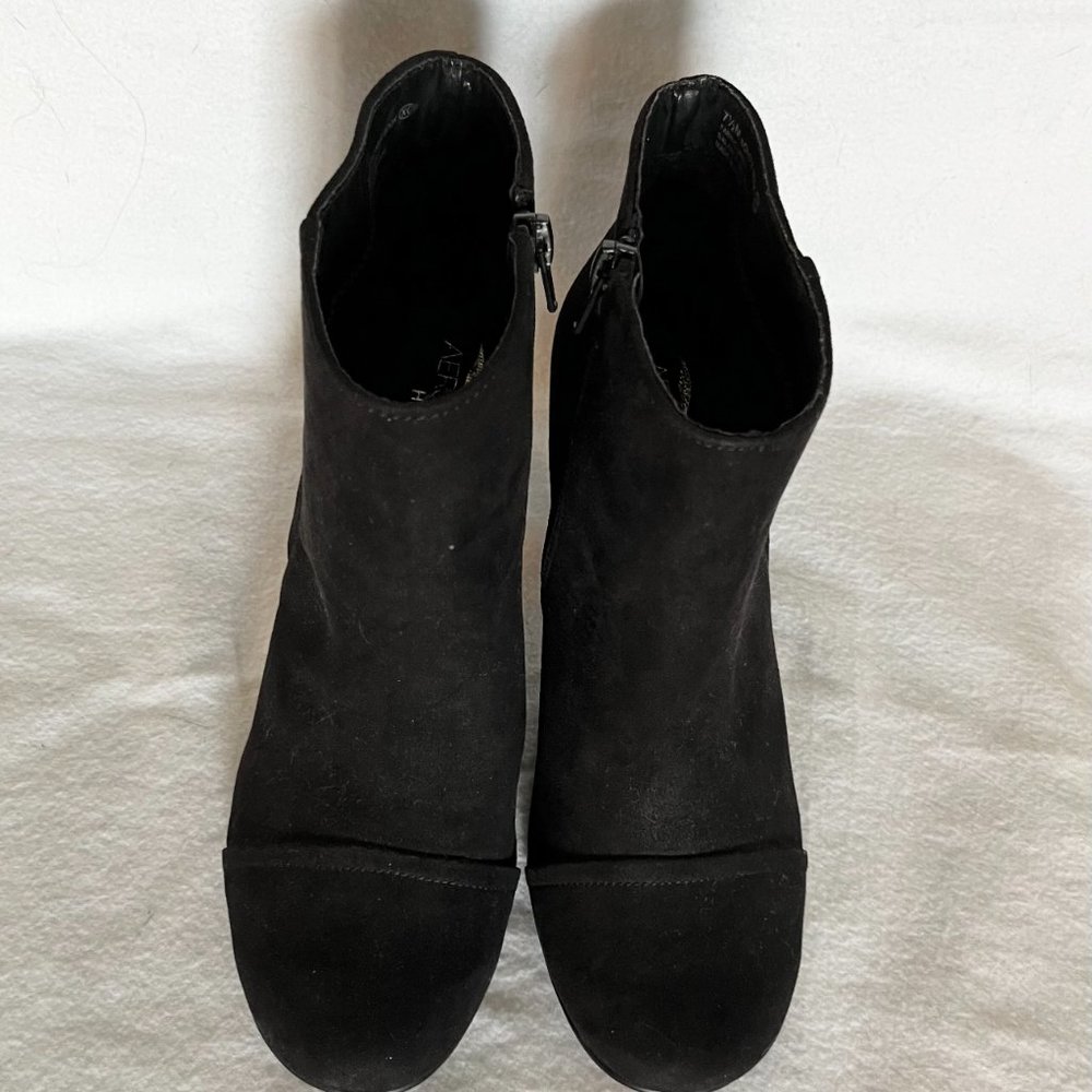 Aerosoles Heelrest Ankle Height Boots/Suede Black Size 7 1/2M - Picture 3 of 8